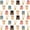 White 02, variant on Manfei Cute Pet Twin Bedding, Cartoon Cup Kitten Bedding Comforter Set, Pink, Pink Reversible, 7pcs