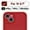 Red, variant on Compatible with iPhone 14 Case with Screen Protector (Camera Protection + Soft Microfiber Lining) Liquid Silicone Phone Case 6.1 inch 2022, Red