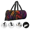 thumbnail image 3 of Balery A Bright Abstract Bolsa de Gimnasio para Mujeres y Hombres, Bolsa de Viaje Impermeable, Bolsa de Fin de Semana con Compartimento para Zapatos y Bolsillo Húmedo, 3 of 6
