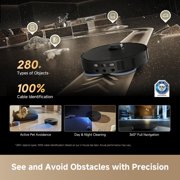 Dreame Matrix10 Pro Cleaning Bundle Robot Vacuum and Mop with 29000Pa Suction, Hot water Mop Washing, with AI RGB Avoidance, Black