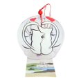 thumbnail image 3 of Campana De Cristal Hecha Que Cuelga Para La Decoración Del Jardín De Del Cumpleaños - 14 SELECCIONE 3 pareja de gatos shamjiam Campanilla de viento de la suerte, 3 of 5