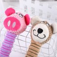 thumbnail image 5 of Visland Pet Elastic Durable Peculiar Animal Shape Funny Giggling Sound Soft Chew Plush Dog Toy, 5 of 8