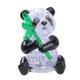 thumbnail image 1 of Rompecabezas de cristal 3D con luces de colores en forma de un lindo panda, bloques de construcción transparentes, gadget de bricolaje, juguete de regalo para adultos, 1 of 4