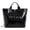Black with Textured, variant on PVC Tote Bag for Women,Classic Plastic Woman Tote Bags for Shopping,Travel,Work,Waterproof Reusable HandBag with Inner Pocket,Idea Gift for Girlfriend,Sister,Besties(Black with Textured)