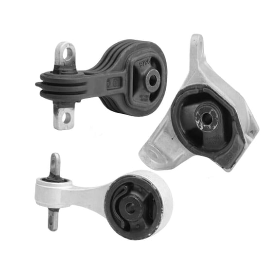 4M Auto Parts Right, Rear Engine Torque Strut Mounts & Left Transmission Mount 3PCS Parts 9796, 9750, 9900