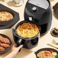 thumbnail image 2 of 2Pcs Air Fryer Silicone Pot avec Poignée Réutilisable Air Fryer Doublure Résistant à la Chaleur, 2 of 6