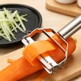 thumbnail image 6 of 🥕 3-in-1 Stainless Steel Vegetable Peeler – Y-Shaped Potato Peeler with Julienne & Eye Remover, 304 Rust-Resistant Kitchen Tool for Potato, Carrot, Apple, Cucumber & More, 6 of 8