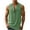 Green/linen men shirt, variant on Mens Sleeveless Linen Shirt Cotton Muscle Tank Tops Lightweight Breathable V Neck Lapel Tee Shirts,White,XXL
