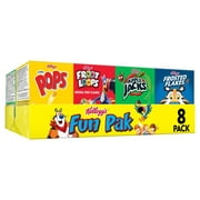 Kellogg's Fun Pak Variety Pack Breakfast Cereal, 8.56 oz Tray, 8 Count