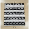 thumbnail image 5 of Chezmoi Collection Indie 7-Piece Southwestern Aztec Comforter Set, Black White Geometric Symbols Printed Washed Microfiber Bedding, King, 5 of 9