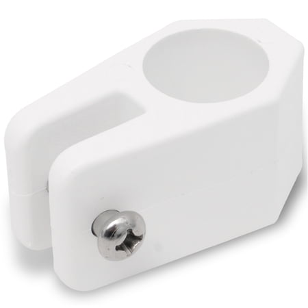 Five Oceans Marine Bimini Top Jaw Slide, 7/8 Inch White Nylon, Ideal for Pontoon, Fishing, Ski Boats FO1880