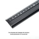 thumbnail image 1 of Regla De Corte De Aleación De Aluminio Tipo L De 30 Cm Con Tira De Goma, Placa Protectora Sobresaliente Para Medición De Longitud, Producción De Bricolaje, 1 of 7