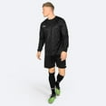 thumbnail image 6 of FORZA Men's Goalkeeper Shirts | Premium High-Vis Long Sleeve Soccer Jerseys - Sweat Wicking Polyester [Black, XL], 6 of 6