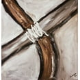 thumbnail image 2 of die Zakko, Art 15x15 White Modern Wood Framed Museum Art Print Titled - Crossing Band I, 2 of 4