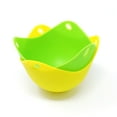 thumbnail image 6 of Wrapables Silicone Non-stick Egg Poachers, Poached Egg Cups for Steaming Microwaving Boiling (Set of 4), 6 of 8