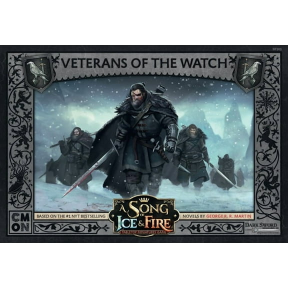 A Song of Ice and FIre Miniatures Game Night's Watch Veterans of the Watch