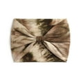 thumbnail image 3 of Tittly Headbands for Women Hair Bands Women Casual Tie Dye Rainbow Color Widening Yoga Hairband Sports Elastic Sweat Absorbing Headband Scrunchies Hair Ties Brown One Size, 3 of 3
