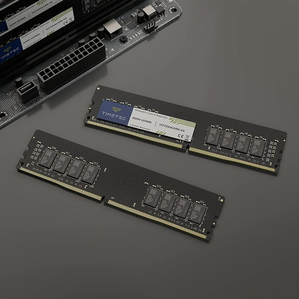 TEAMGROUP Elite DDR4 16GB Single (1 x 16GB) 3200MHz (PC4-25600) CL22  Unbuffered Non-ECC 1.2V UDIMM 288 Pin PC Computer Desktop Memory Module Ram