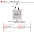 thumbnail image 3 of Tote Handbag Creative Cute Cat Canvas Shoulder Bag Shoulder Handbag Tote Bag, 3 of 5