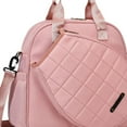 thumbnail image 6 of Luwecf Tennis Racket Holder Bag with Removable Adjustable Shoulder Strap Tennis Bag Pink, 6 of 9