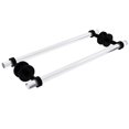 thumbnail image 1 of Allied Brass Clearview Collection 18 Inch Back to Back Shower Door Towel Bar - Matte Black, 1 of 2