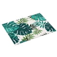 thumbnail image 2 of YFYANG Microfiber Dish Drying Mat for Kitchen, Reusable Green Tropical Plant Watercolor Large Dish Mat, 18" x 24", 2 of 9