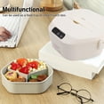 thumbnail image 7 of Yajisi Electric Lunch Box Food Heater Cordless Portable Rechargeable Warmer with 16000mAh Battery for Outdoor Home Use Dual Voltage 110-240V 62.15 oz / 1762 g Style 1, 7 of 7