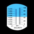 thumbnail image 6 of Adjustable Salinity Refractometer Meter 0-100‰ Aquarium Seawater Salt Water Tester with ATC, 6 of 11