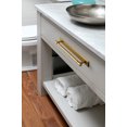 thumbnail image 5 of Goo-Ki 7.6" Hole Centers Antique Brass Cabinet Drawer Pulls with Backplate Spacer, 2 Pack Bar Pull Handles Zinc Alloy Kitchen Hardware for Cupboard, 5 of 6