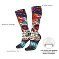 thumbnail image 4 of Logiee Dead Day Party Print Gift Stocking Stuffers,Adult Stockings,Novelty Socks,Funny Socks Birthday Running Walking Sleeping, 4 of 6