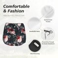 thumbnail image 6 of Lsque Watercolor Floral Printed Women's Running Shorts with Liner Pockets,Elastic Quick Dry Workout Athletic Gym Yoga Shorts,Womens High Waist Shorts-, 6 of 9