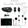 thumbnail image 5 of EJEAS factory direct two people switch seven people connected full duplex motorcycle helmet bluetooth intercom Q7 single package, 5 of 6