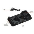 thumbnail image 2 of Black Controller DC 5V LED Dual LED Charger Charging Dock Station Stand For Playstation 4, 2 of 6