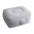 thumbnail image 2 of shyuyusa Flocked PVC Inflatable Foot Rest Portable Pad for Airplane Car Office and Travel Use Soft Design for Leg Relaxation and Daily Rest Support, 2 of 6