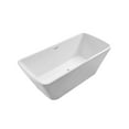 thumbnail image 2 of 59" Streamline N-680-59FSWH-FM Soaking Freestanding Tub and Tray With Internal Drain, 2 of 3