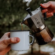 Bialetti 06857 1161 Moka Express Export Espresso Maker, Silver -1-Cup