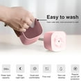 thumbnail image 4 of Portable Mini Humidifier Small Sprayer Desktop Silent Diffuser Steam Baby Water Steam Bedside Warm Atmosphere Light Bedroom Travel Office Home Pink, 4 of 9