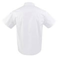 thumbnail image 3 of Veste de Chef à Manches Courtes pour Hommes et Femmes, Manteau de Cuisine TG Blanc, 3 of 9