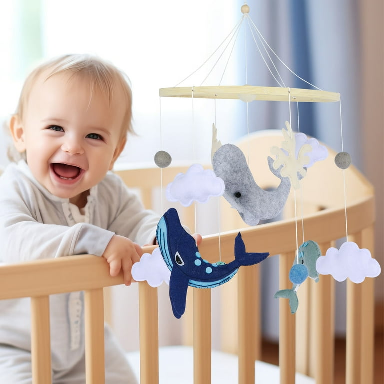 Pcapzz Baby Crib Mobile Montessori Ocean Animals Crib Mobile