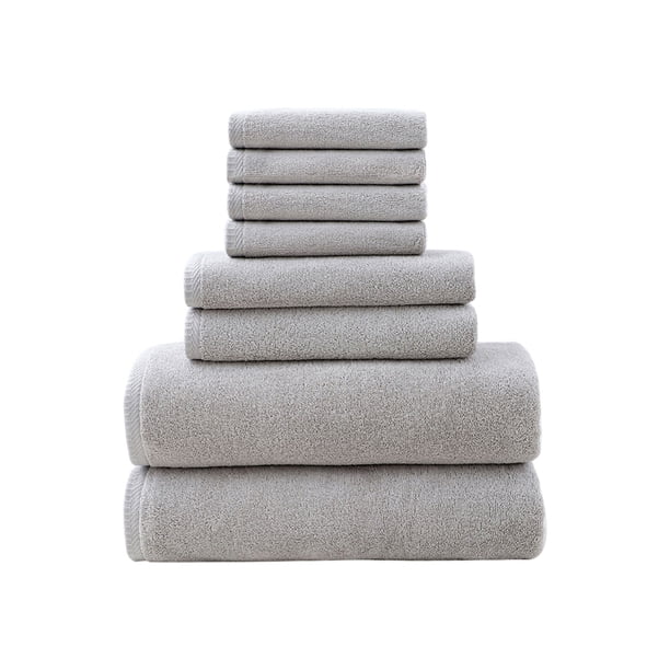 Toallas para Baño 8 Juegos de Toallas de Baño, Juegos de Toallas Absorbentes Gruesas Y Suaves, 8 Toallas de Regalo para Lavar la Cara Del Hogar