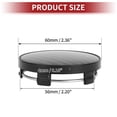 thumbnail image 4 of Unique Bargains 60mm 2.36" Carbon Fiber Pattern Black Wheel Hub Center Caps Wheel Hub Caps Cover Protectors, 4 of 6