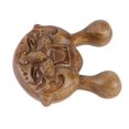 thumbnail image 4 of Sandalwood Facial Massage Comb Small Tiger Multipurpose Wooden Massage Comb for Neck Eye Nose Face, 4 of 5