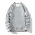 thumbnail image 7 of Maean Men's Crewneck Sweatshirt Casual Long Sleeve Texture Sweatshirts Fashion Pullover Shirts Tops, 7 of 7