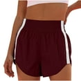 thumbnail image 2 of Sakmal Quick Dry Shorts for Women Summer Red Running Baseball Dolphin High Waisted Athletic Shorts, 2 of 8