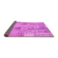 thumbnail image 2 of Ahgly Company Indoor Square Patchwork Pink Transitional Area Rugs, 5' Square, 2 of 4