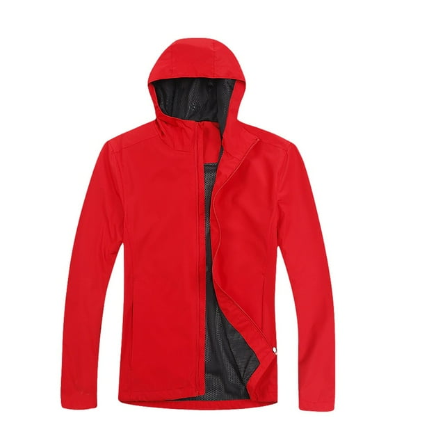Lisbinx Manteaux d'Hiver Grande Taille pour Femmes, Imperméable Extérieur avec Capuche, Coupe-Vent