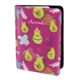 thumbnail image 2 of Pofeuu Green Avocado Print Travel Document Organizer Passport Holder Men Women for Family (6.5 in x 4.5 in),Wallet Holder Credit Card Clutch Bag Case, 2 of 5