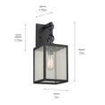 thumbnail image 2 of Kichler Lighting - Lahden - 1 Light Medium Outdoor Wall Lantern-17 Inches Tall, 2 of 3