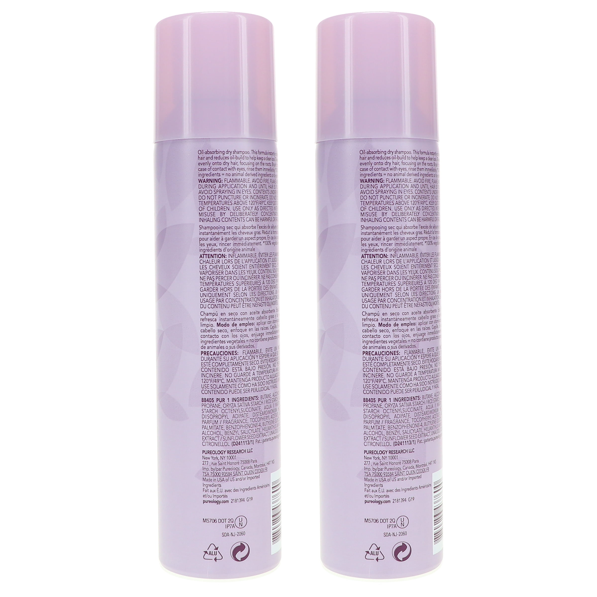 Pureology Style + Protect Refresh & Go Dry Shampoo 5.3 oz 2 Pack