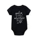 thumbnail image 1 of Gibobby Mameluco para niña Mono de manga corta con estampado de para niños y niñas, ropa para recién nacidos(Negro, 3-6 Meses), 1 of 4